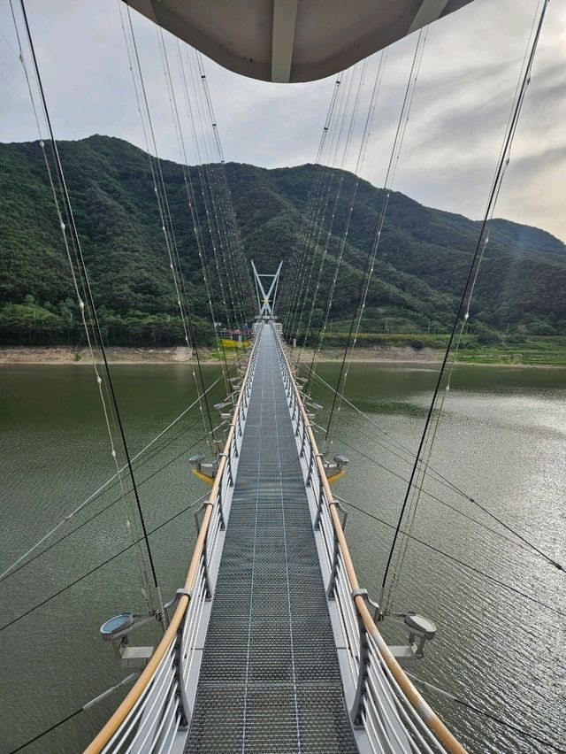 영천 보현산댐 출렁다리 걷기 좋은 명소