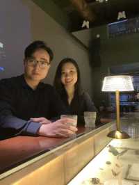 Stylish cocktail bar tucked away on the second floor of a Michelin-starred restaurant in Hanoi