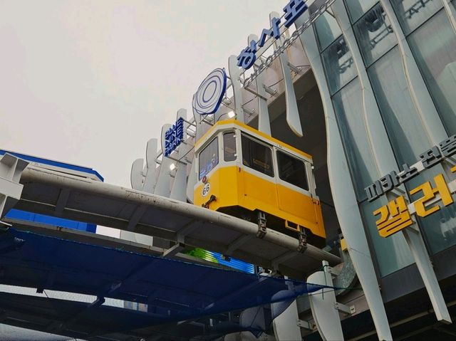 A nice ride at the sky capsule from Cheongsapo to Mipo