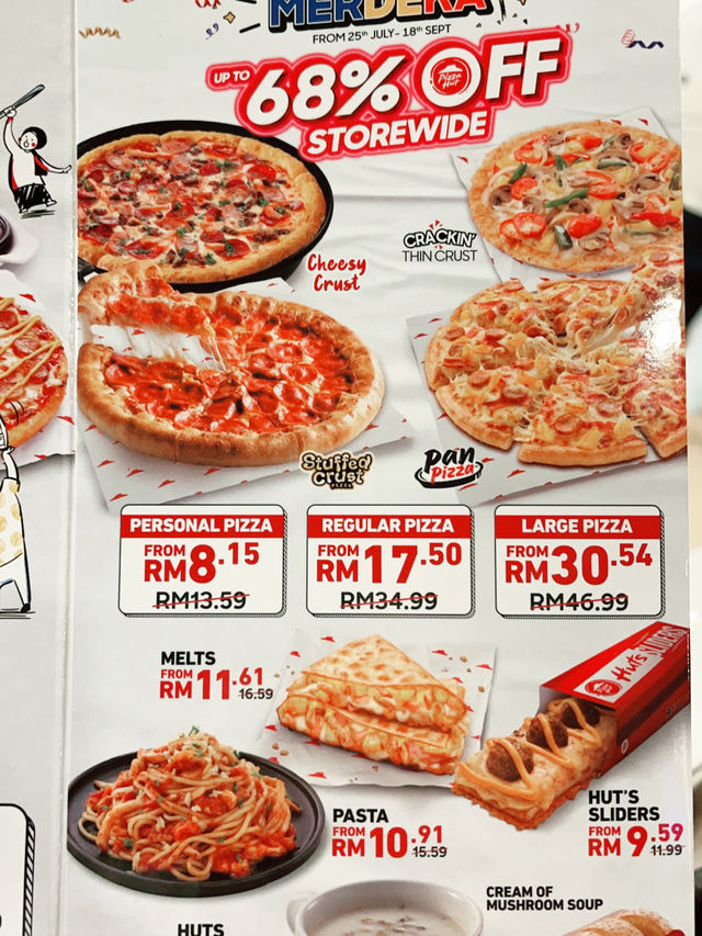 Pizza Hut: Malaysian Favourite for Comforting Pizzas