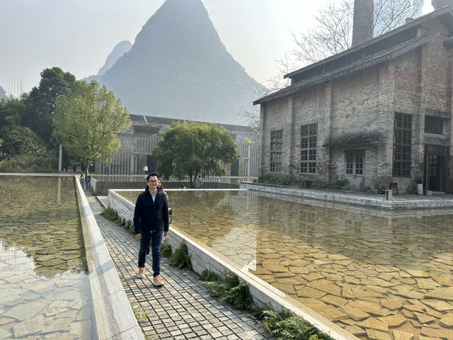 在陽朔的工廠住了三天