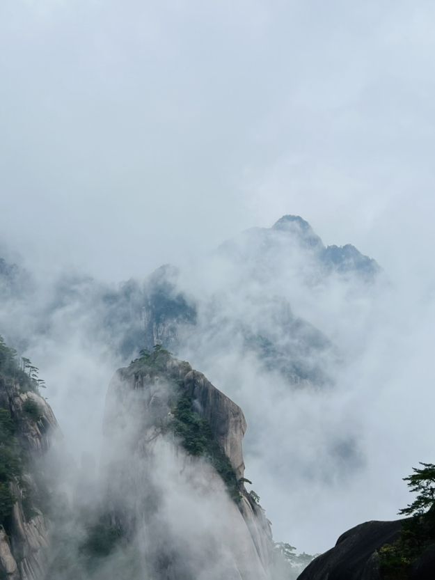 十月份的黃山
