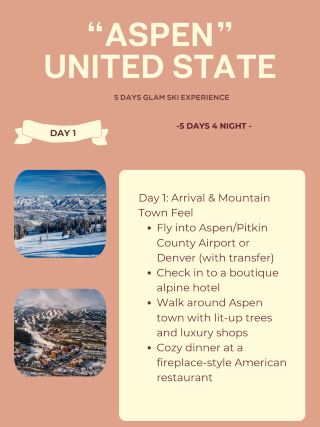 Aspen, USA – 5 Days Glam Ski Experience