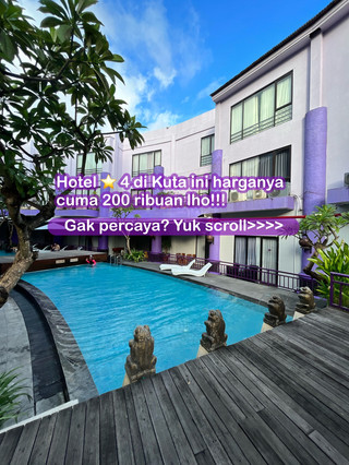 HOTEL KIDS FRIENDLY DI KUTA 200 RIBUAN