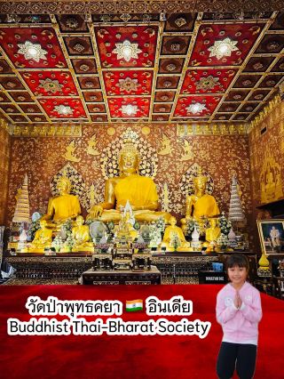 พาไปเที่ยวชม “วัดป่าพุทธคยา” ที่อินเดีย 🇮🇳