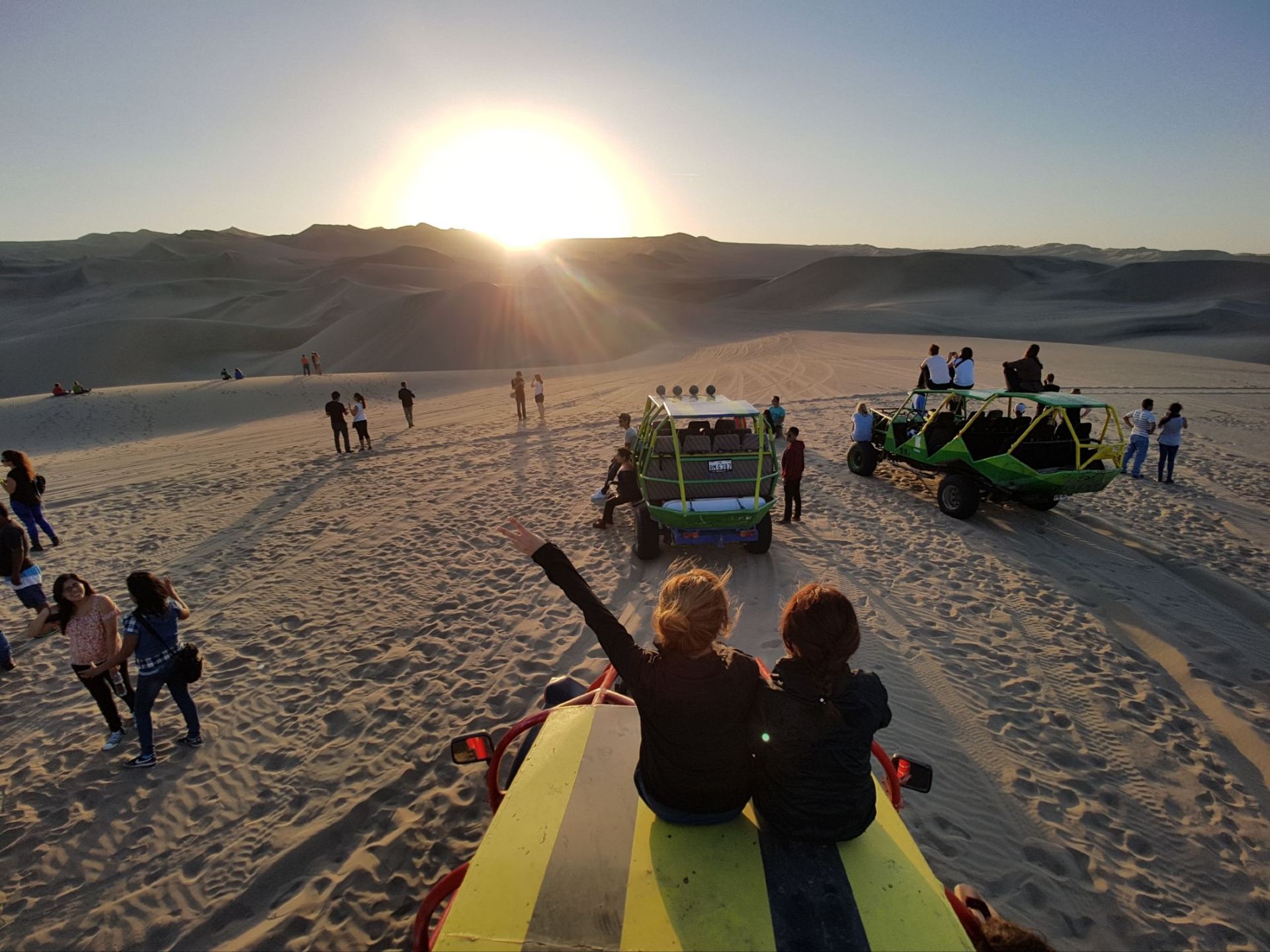 [South America Travel] Desert Activities in an Oasis Village, Huacachina, Peru.