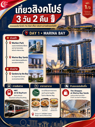 🇸🇬✨ Explore Singapore in 3 days and 2 nights – everything you need in one trip!