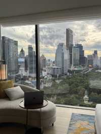 The View from Our Room at Andaz One Bangkok 🌿