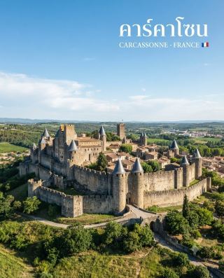 🏰 A city where stepping inside feels like stepping into the age of knights… this is Karcazone, France 🇫🇷✨