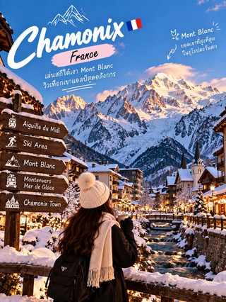 ⛷️Chamonix, France 🇫🇷

Skiing in the shadow of Mont Blanc with stunning Alpine views 🏔️❄️

If you're looking for a ski trip that combines a beautiful town, European atmosphere, and spectacular mountain views, Chamonix is ​​a great option. 🤍 The town is situated at the foot of Mont Blanc, so you can see snow-capped mountains as a backdrop even while walking around the town.

⛷️ Skiing amidst the French Alps
Chamonix has several ski zones, from trails suitable for beginners to areas for experienced skiers. There are also plenty of other activities for those who aren't planning on skiing all day.

🚡 Ascending Aiguille du Midi
One of the highlights you shouldn't miss. Take the gondola up to enjoy panoramic views of the Alps from above. On clear days, the view is amazing, with snow-capped mountains stretching as far as the eye can see. 📸

🏔️ Admiring Mont Blanc
The charm of Chamonix lies in seeing the highest peak in the Western Alps as a backdrop. Whether you're on the ski slopes or strolling around the town, there are beautiful spots to admire the scenery. Take photos all the time!

🚞 Montenvers Train Ride
This red mountain train takes you up towards Mer de Glace. Along the way, you'll enjoy views of valleys, pine forests, and snow-capped mountains. It's a perfect way to take a break from skiing.

🏘️ Chamonix Town Stroll Around
In the evening, take a walk around the town. There are restaurants, cafes, pastry shops, and ski equipment shops. The atmosphere is especially romantic in winter when the buildings are lit up ✨

🧀 Fondue After Skiing
End the day with hot cheese fondue or Savoyard-style food 🫕. It's the perfect combination in the cold weather after a day of skiing.

Chamonix is ​​perfect for those who want more than just skiing on their ski trip. It offers Mont Blanc views, a cable car ride, a mountain train, town strolls, and French cuisine all in one trip 🇫🇷❄️

#Chamonix #MontBlanc #FranceTravel #SkiTrip
