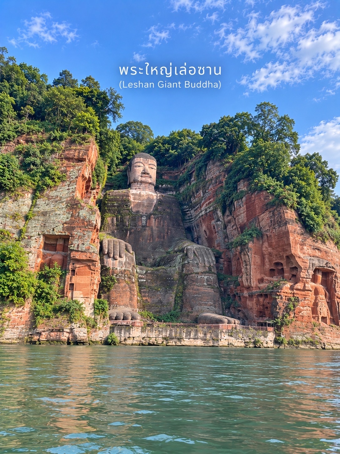 🇨🇳🙏 พระใหญ่เล่อซาน (Leshan Giant Buddha / 乐山大佛) — พระพุทธรูปหินแกะสลักยักษ์ริมหน้าผา มรดกโลกแห่งเ
