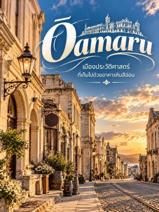 🏛️ Ōamaru — เมืองประวัติศาสตร์ที่เต็มไปด้วยอาคารหินสีอ่อน 🇳🇿✨📸 
