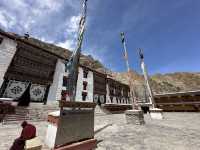 Ancient Buddhist monastery lost in mountains 