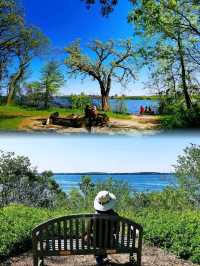 到 Lake Mendota(門多塔湖)徒步
