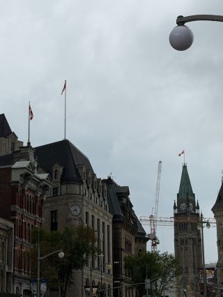 A Gothic power palace overlooking the Ottawa River! A century-old fire, a guided tour of the West Tower, and must-see highlights during renovations.