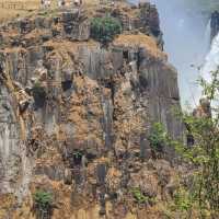 Dry Victoria Falls