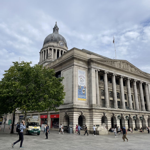 Nottingham🇬🇧Castle, City, Windmill & Riverside Explored 🏰🚶‍♀️🌬️🚴