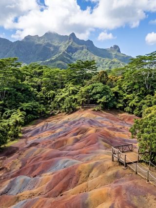 The Day I Found the True Vivid Dunes of Chamarel 🇲🇺🌋
