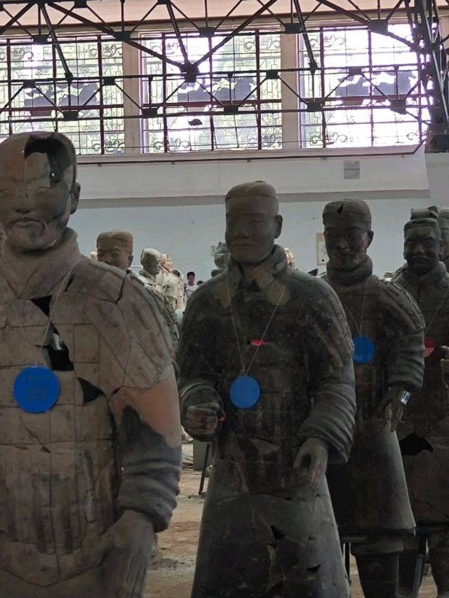 Standing next to the Terracotta Army Standing next to the Terracotta Army
