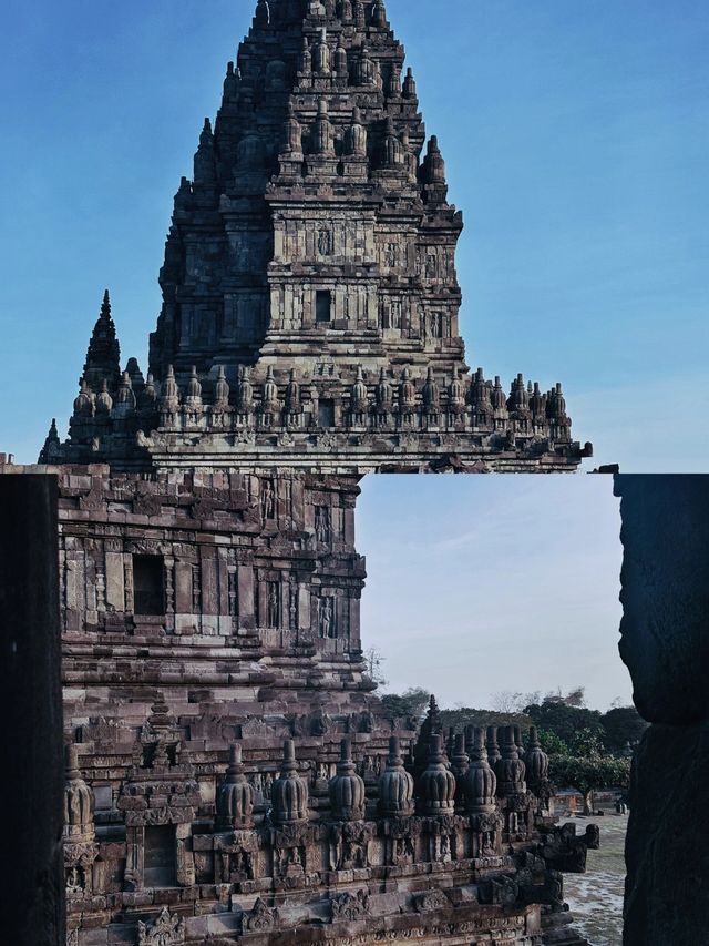 在印尼走進了千年神秘神廟