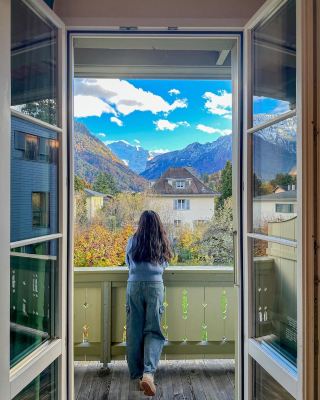 Cảnh đẹp tuyệt vời,,🏔 Chỗ ở tiết kiệm tại Interlaken 🏨 [Tài trợ chỗ ở]