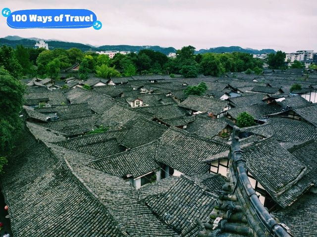 Lanzhong Ancient Town: Harmony of Water and Wind