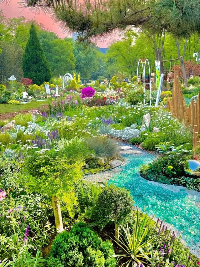 免費現實版莫奈花園濟南森林公園