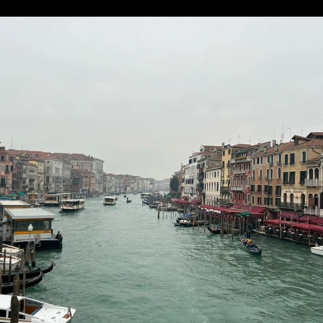 Gondola rides in Venice Italy 