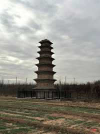 臨猗閭原頭永興寺塔|莊稼地裡的古塔