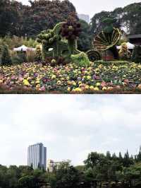 在四川成都，感受人民公園的悠閒生活氛圍