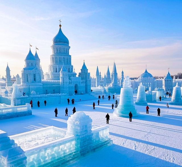 哈爾濱冰雪大世界：冰築童話，雪耀亞洲的奇幻盛宴