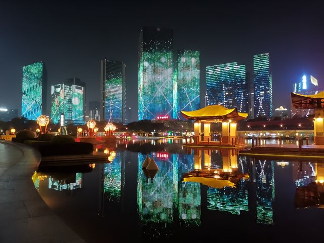 浪漫迷人的夜景