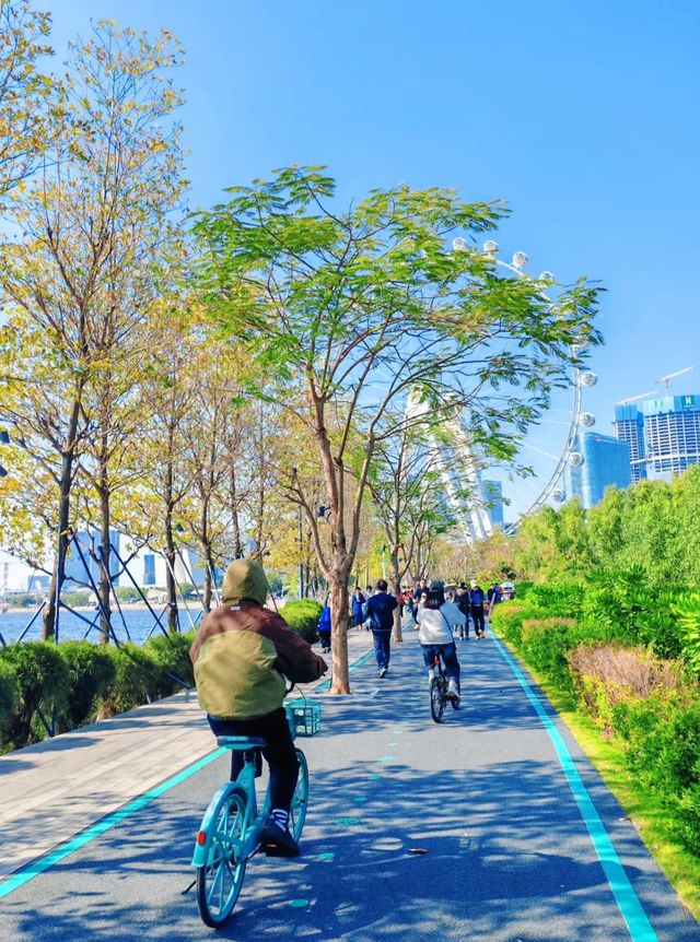 淡季城市輕旅行 | 前海石公園Citywalk全攻略 ——解鎖深圳西岸的橘子海與摩天輪浪漫 