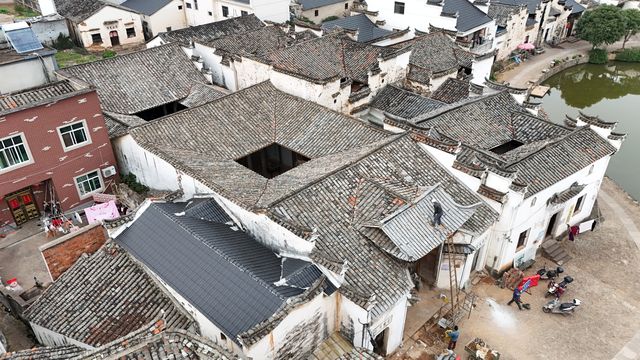 浙江龍游澤隨村塘沿廳