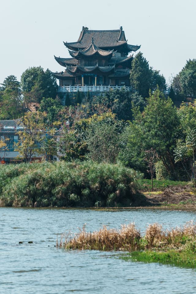 低調又小眾的異龍湖石屏旅行意外的收穫