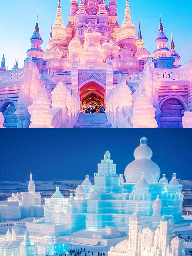 哈爾濱冰雕展，一生必看的冰雪盛宴