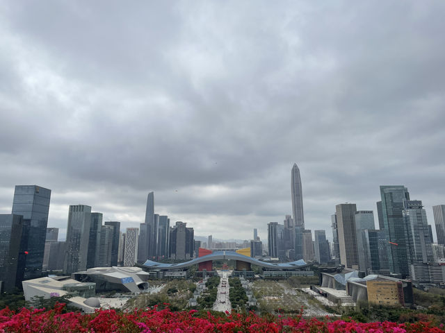深圳蓮花山公園，登高俯瞰城市天際線🌆