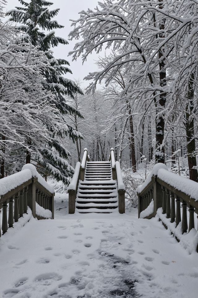 雪後嵩山美出天際！不去長白也能看絕美雪景