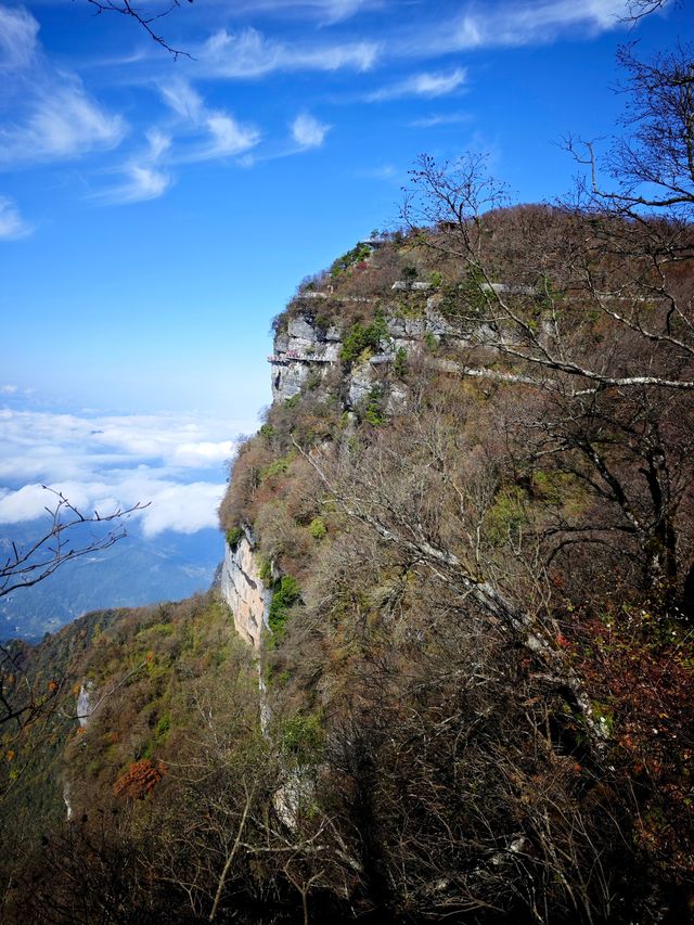 雲霧繚繞龍頭山