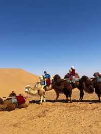 冬天帶娃來寧夏的都是勇士