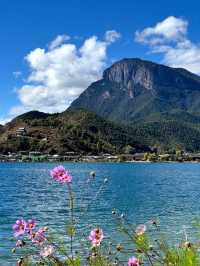 瀘沽湖晨霧圖如此美景我願來一萬次