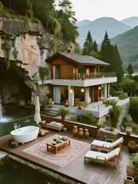 安吉梵隱｜秋日親子躺平！竹林私湯+山景落地窗遛娃