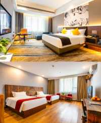 紅白對比床房太出片了