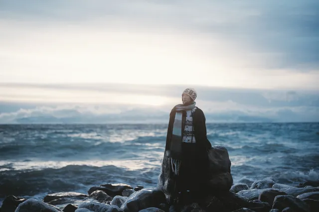 沉溺在賽里木湖的藍調時刻 沉溺在賽里木湖的藍調時刻