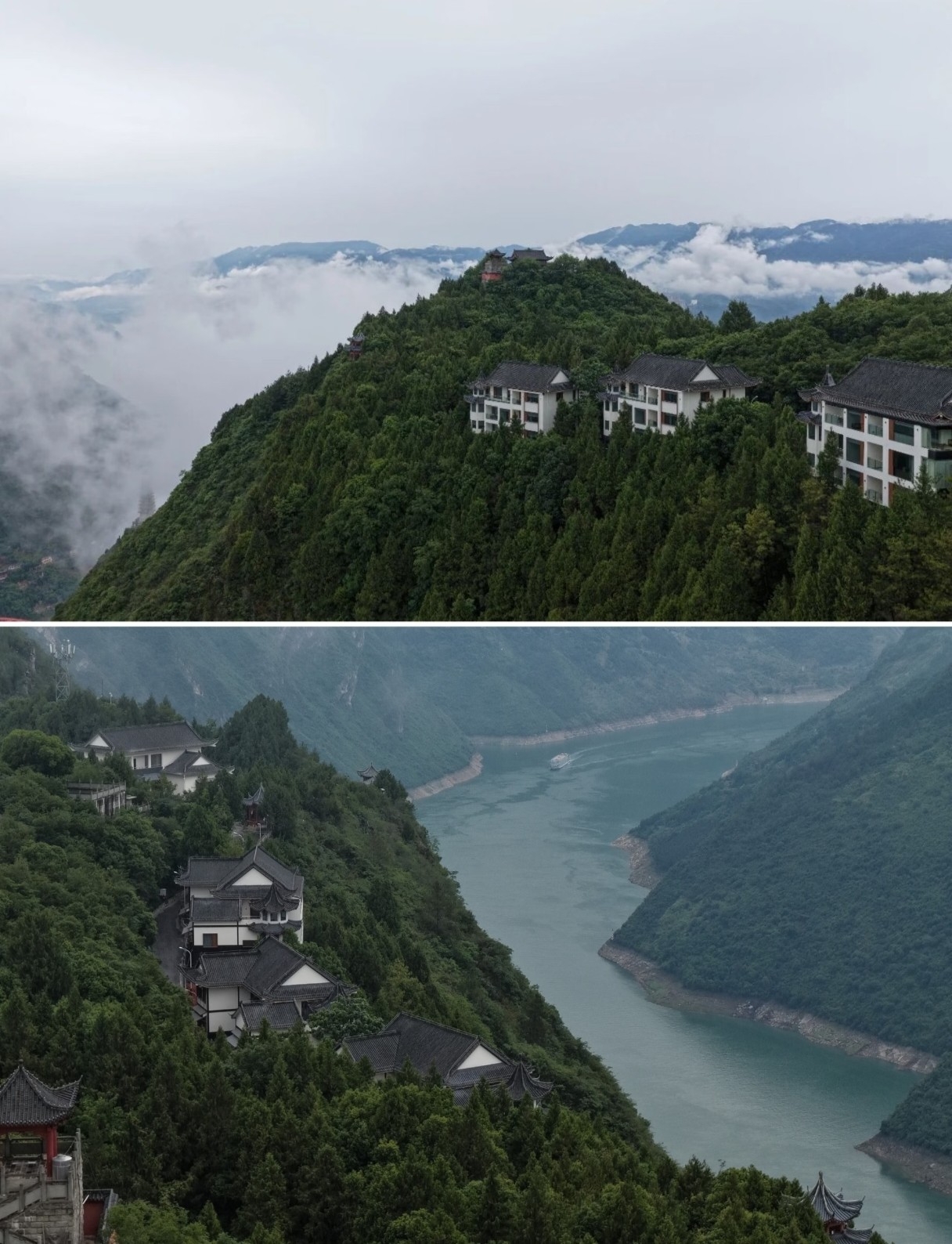Wushan, Chongqing!! Stay in a cloud guesthouse atop the canyon mountain
