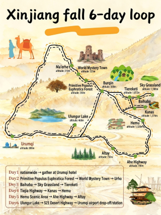 Is Xinjiang’s summer already beautiful enough? The autumn in northern Xinjiang is truly breathtaking!