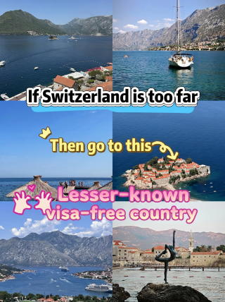 Switzerland too far? Montenegro, this off-the-beaten-path visa-free country, is stunning beyond words