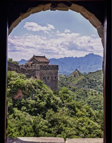 The 600-meter inscribed brick wall at Jinshanling: every brick is