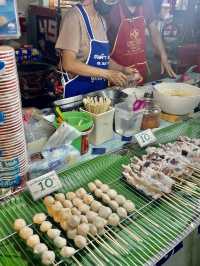 ปลาหมึกย่าง เจ๊หวิน 🌶️🐙 ตลาดนัดเซนทริค จันทบุรี 