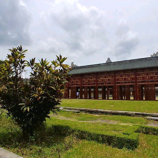 Looking within the citadel of Hue's Imperial City